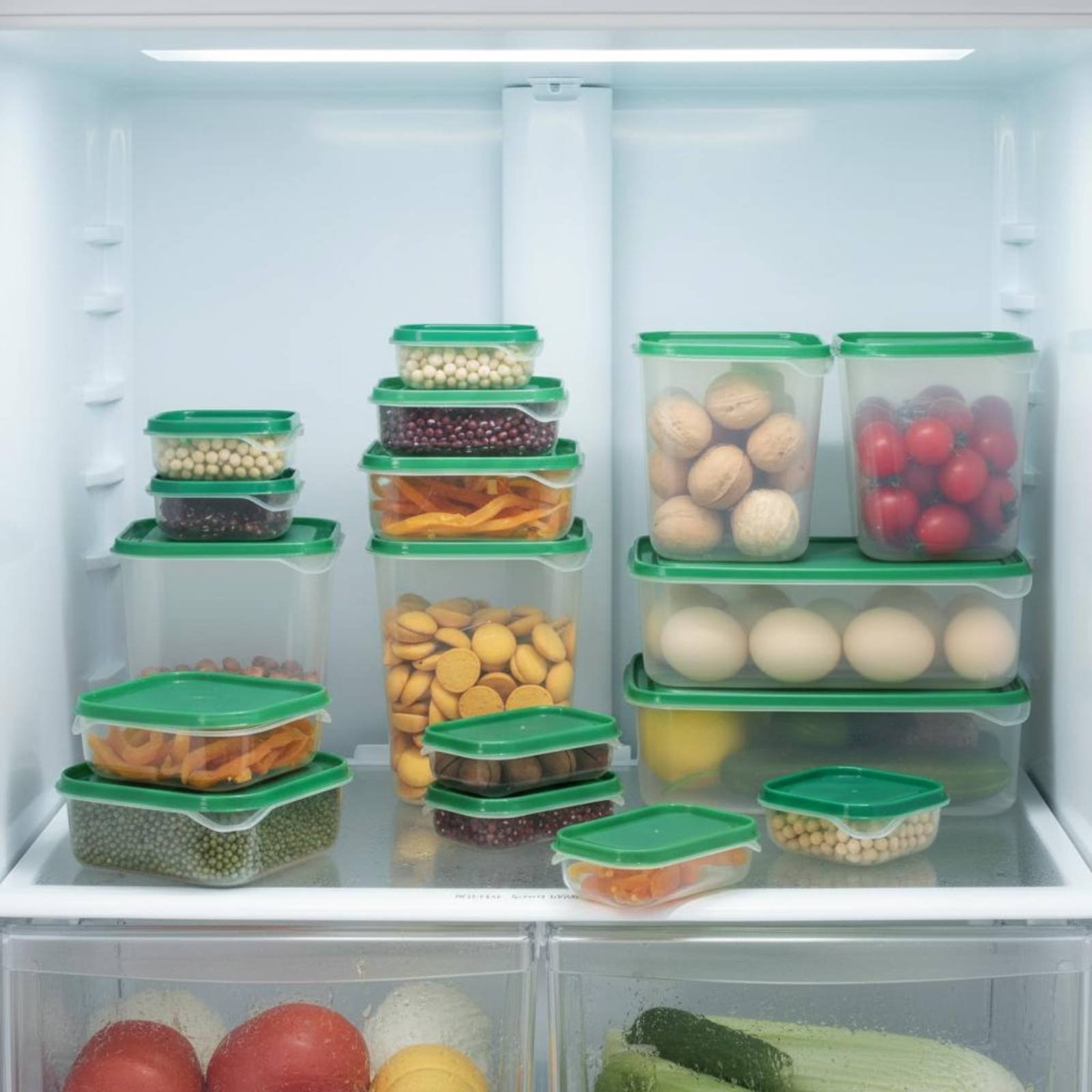 Food Storage Airtight - 17 Parça Buzdolabı Saklama Kutusu Seti