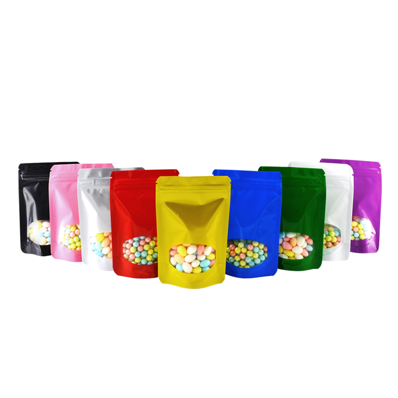 Ziploc Food Storage - 100 adet renkli alüminyum folyo Stand