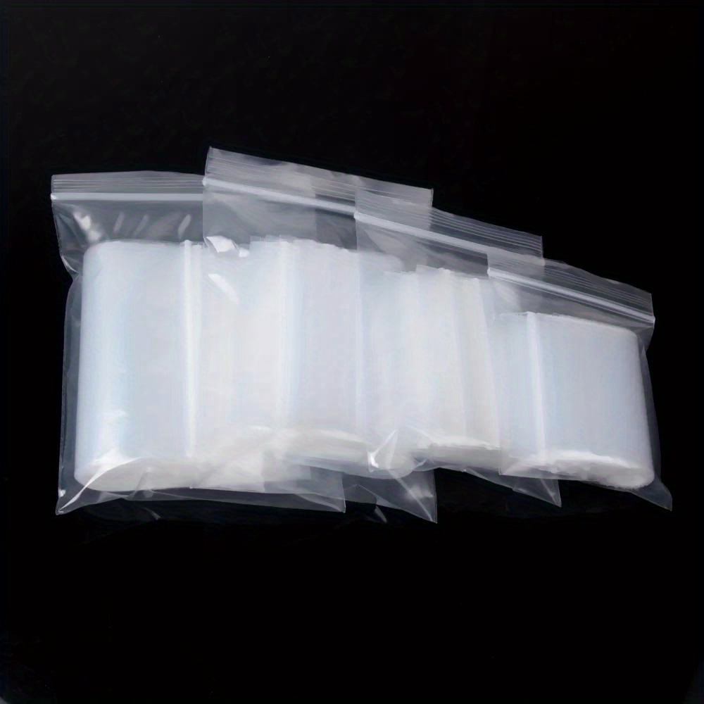 Ziploc Food Storage - 100 adet, Kalın Şeffaf Zip Kilit