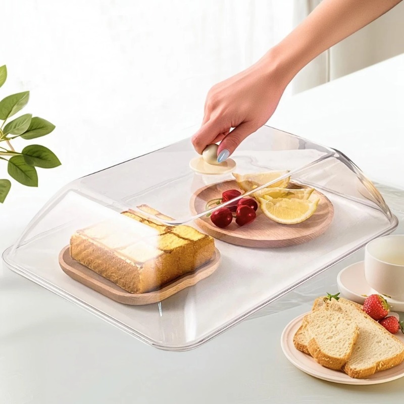 Food Storage In The Kitchen - WORTHBUY Yeniden Kullanılabilir Plastik Yemek Örtüsü