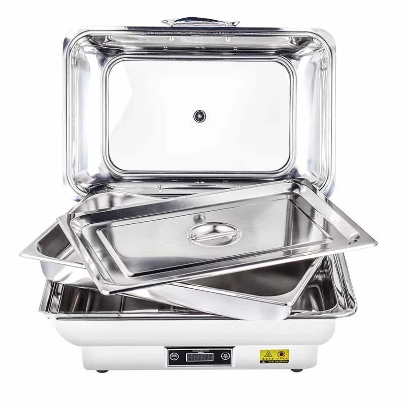 Food Storage To Keep Warm - Görünür Kapaklı Paslanmaz Çelik Dijital Elektrikli