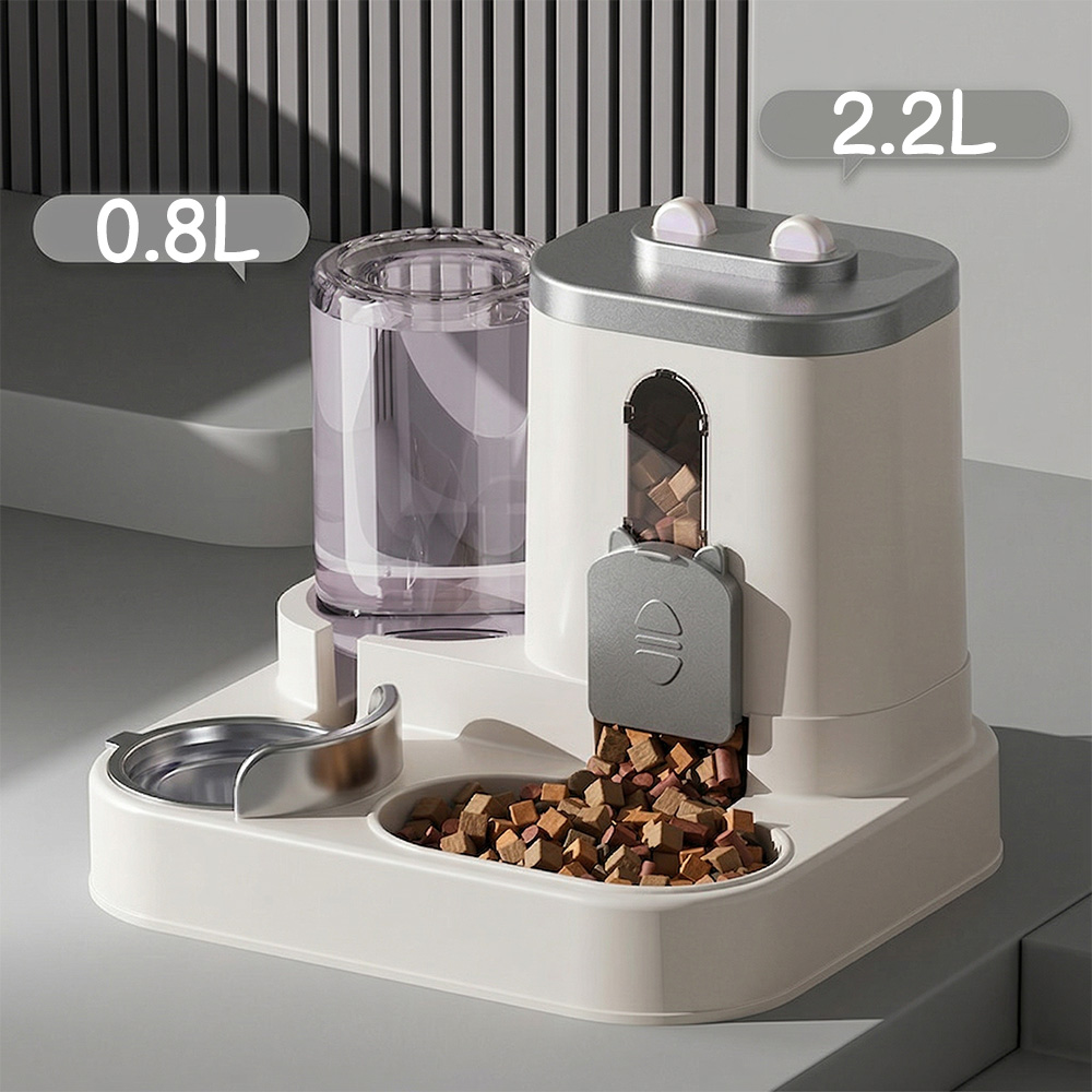 Xxl Food Storage Container - Otomatik Besleyici Köpek Kedi Mama Kabı