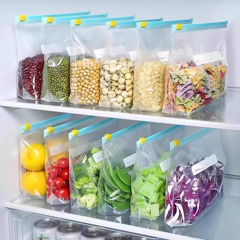 Lock And Lock Food Storage - Zip Kilitli Gıda Saklama Torbaları, Buzdolabı