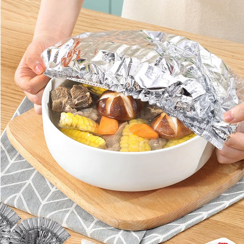 Food Storage To Keep Warm - 10/20 adet alüminyum folyo kapak ısıya