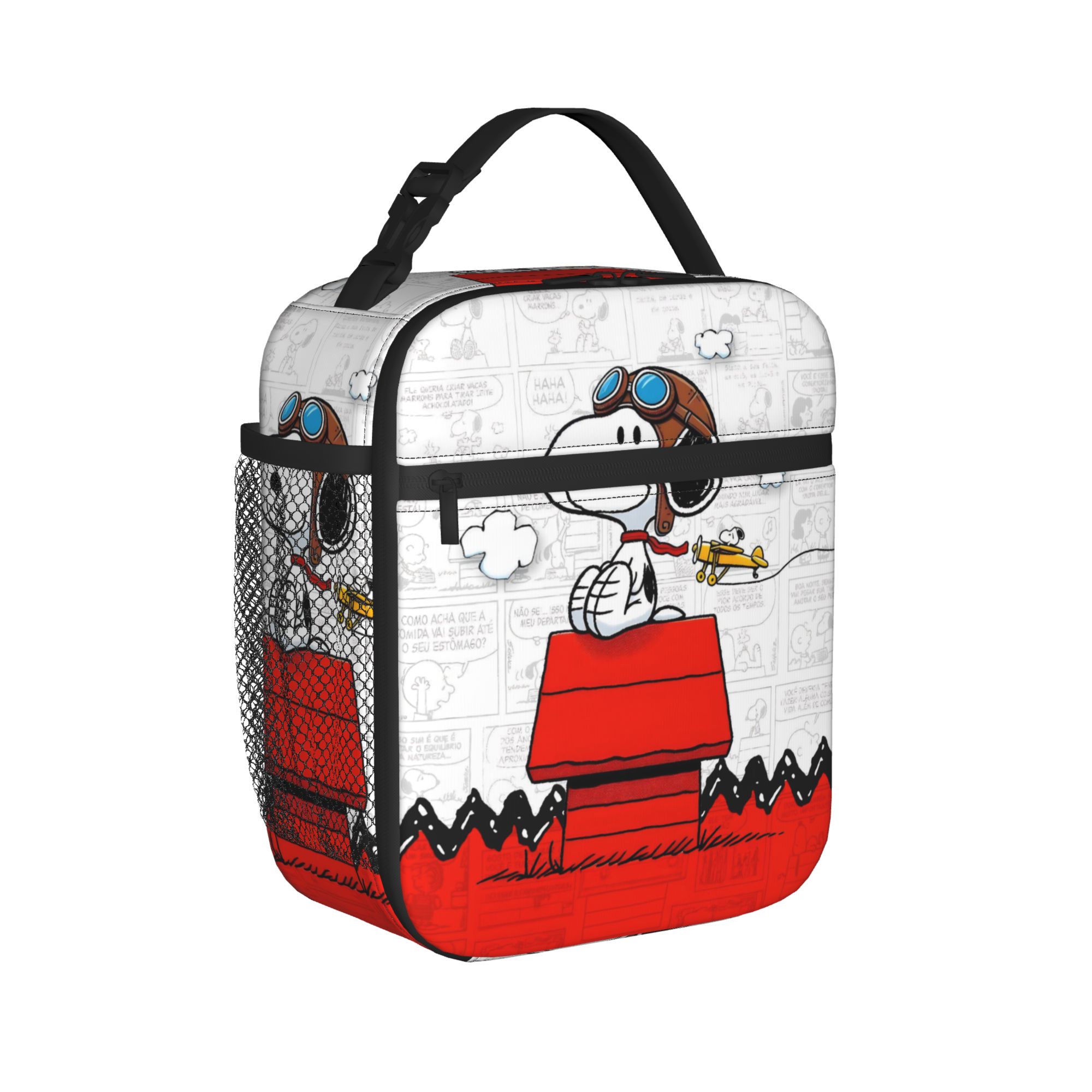 Food Storage Bags Reusable - Cadılar Bayramı Snoopy'li Yalıtımlı Öğle Yemeği