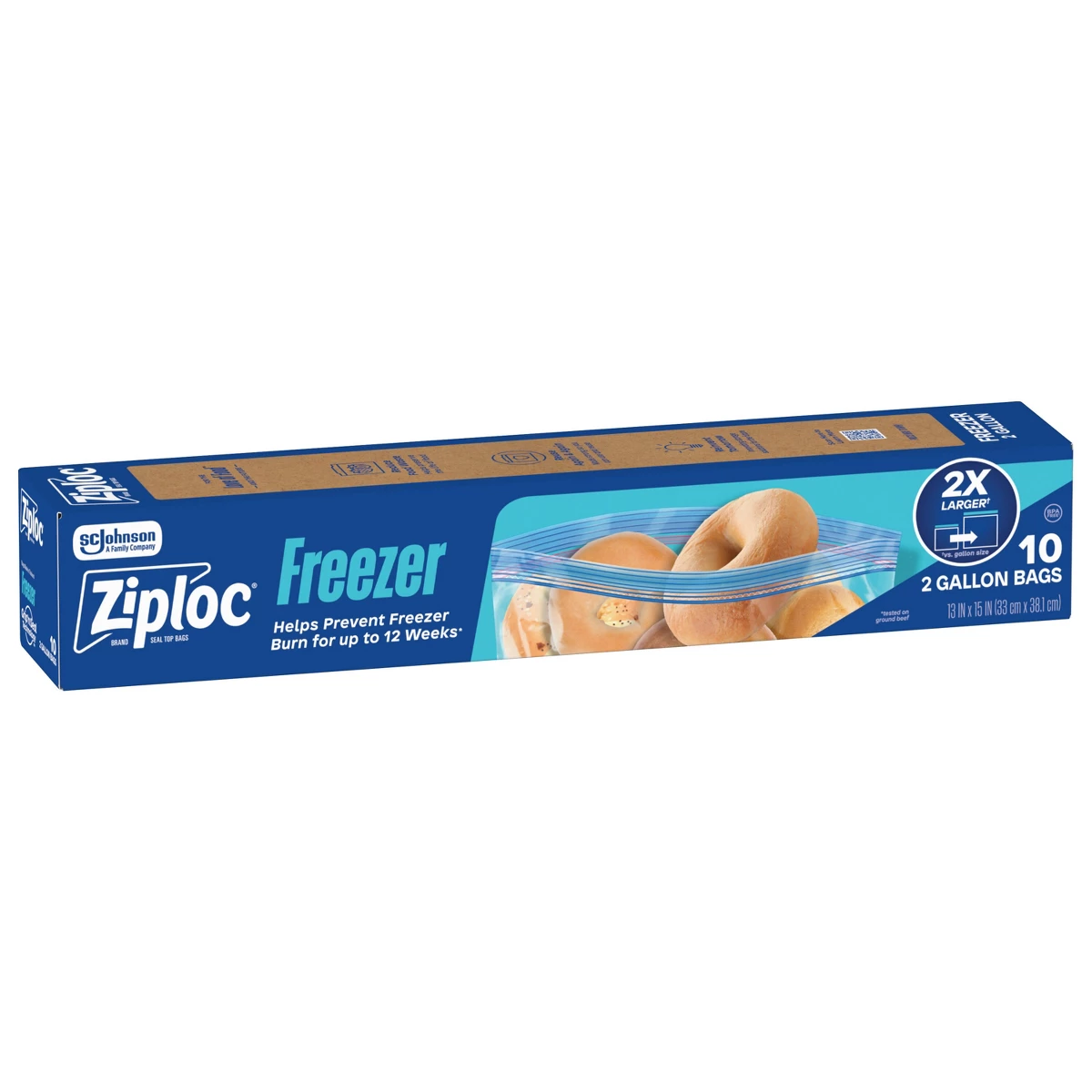Ziploc Food Storage - Ziploc İki Galonluk Gıda Saklama ve