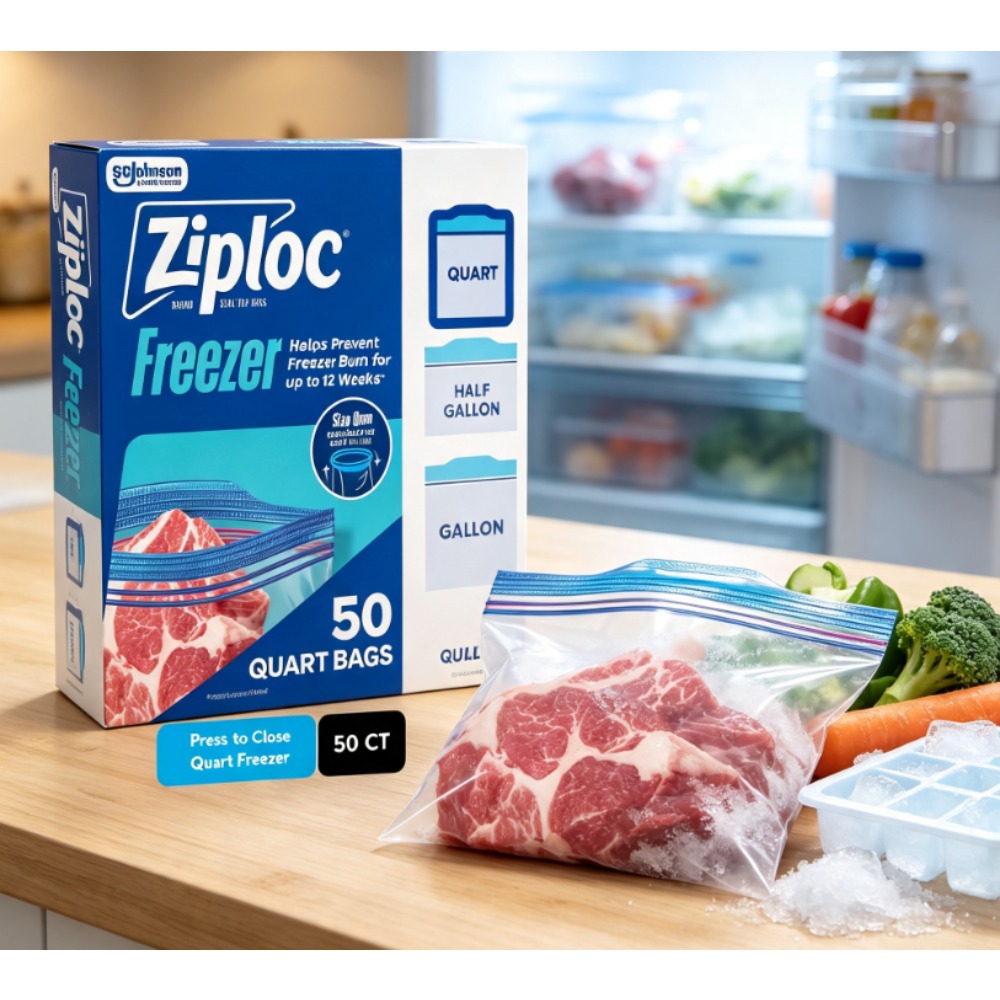 Food Storage Brands - Ziploc Marka Dondurucu Gıda Saklama Poşetleri,