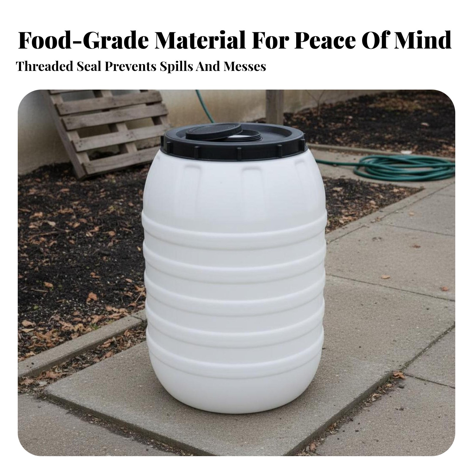Gıda Sınıfı Plastik Varil Hava - Food Storage Airtight incelemesi ve fiyatı