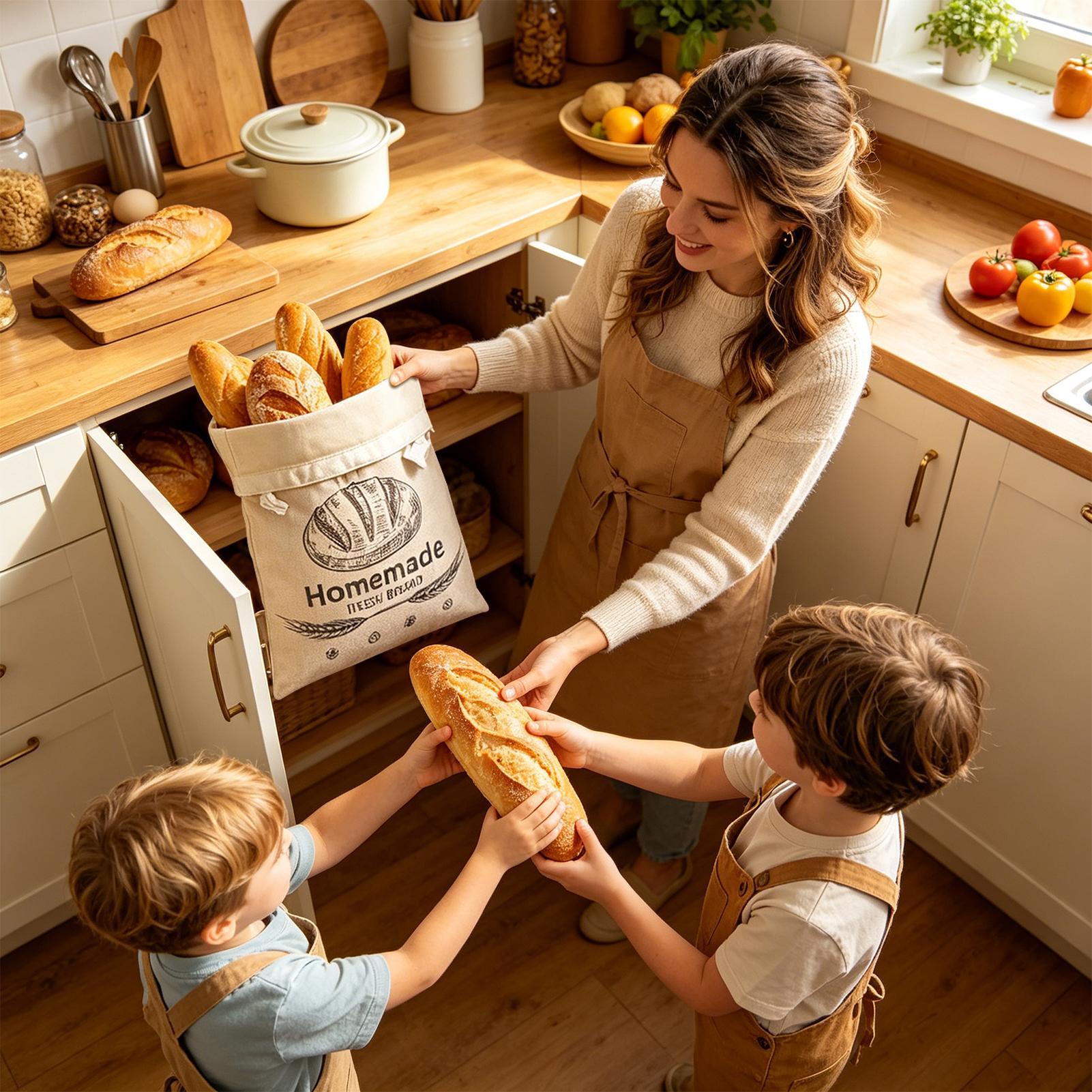 Keten Ekmek Torbası Yeniden Ku - Food Storage Bags Reusable incelemesi ve fiyatı