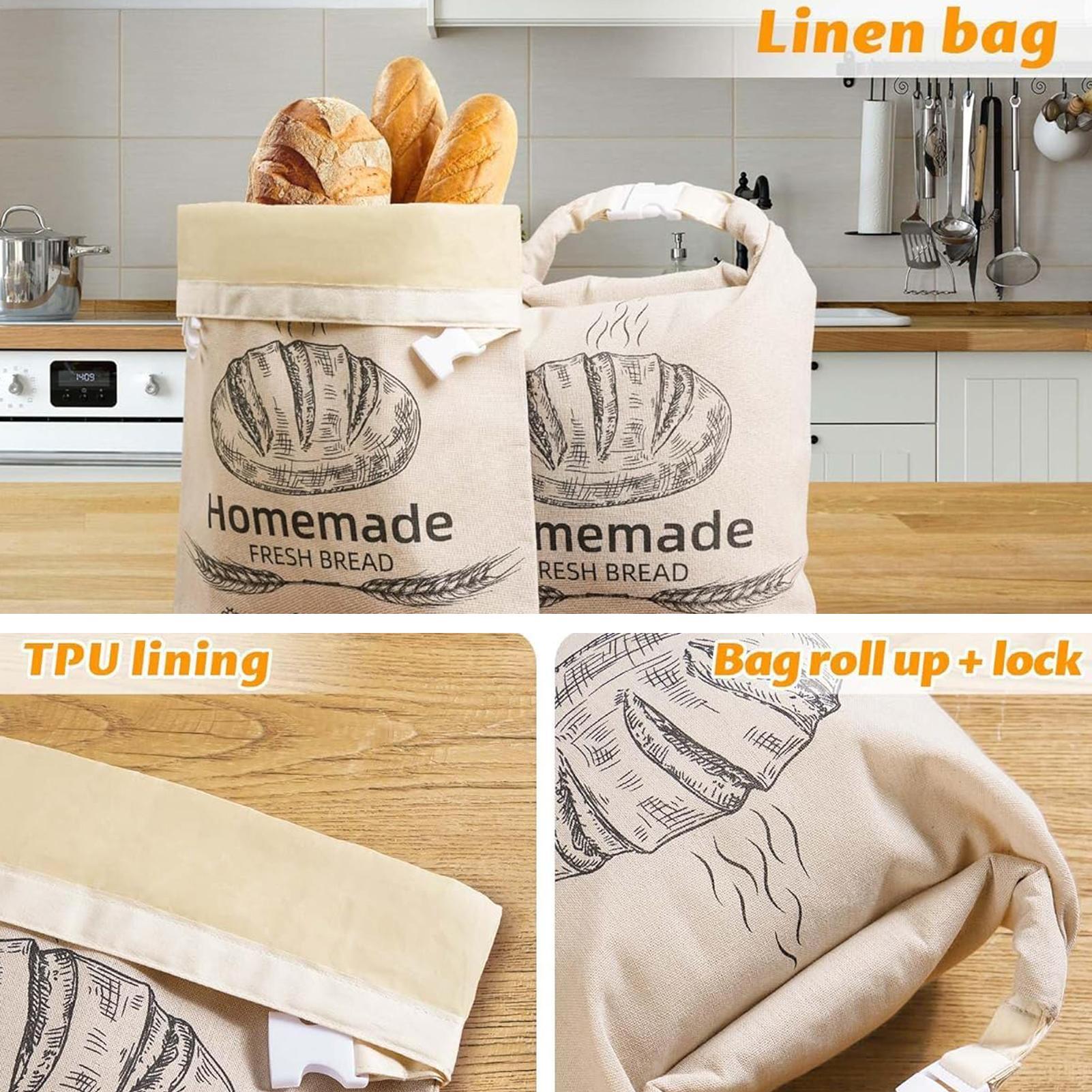 Keten Ekmek Torbası Yeniden Ku - Food Storage Bags Reusable incelemesi ve fiyatı