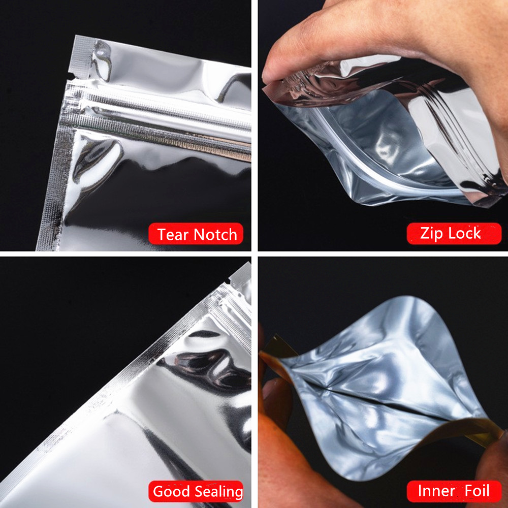 Parlak Gümüş Alüminyum Kaplı K - Ziploc Food Storage incelemesi ve fiyatı