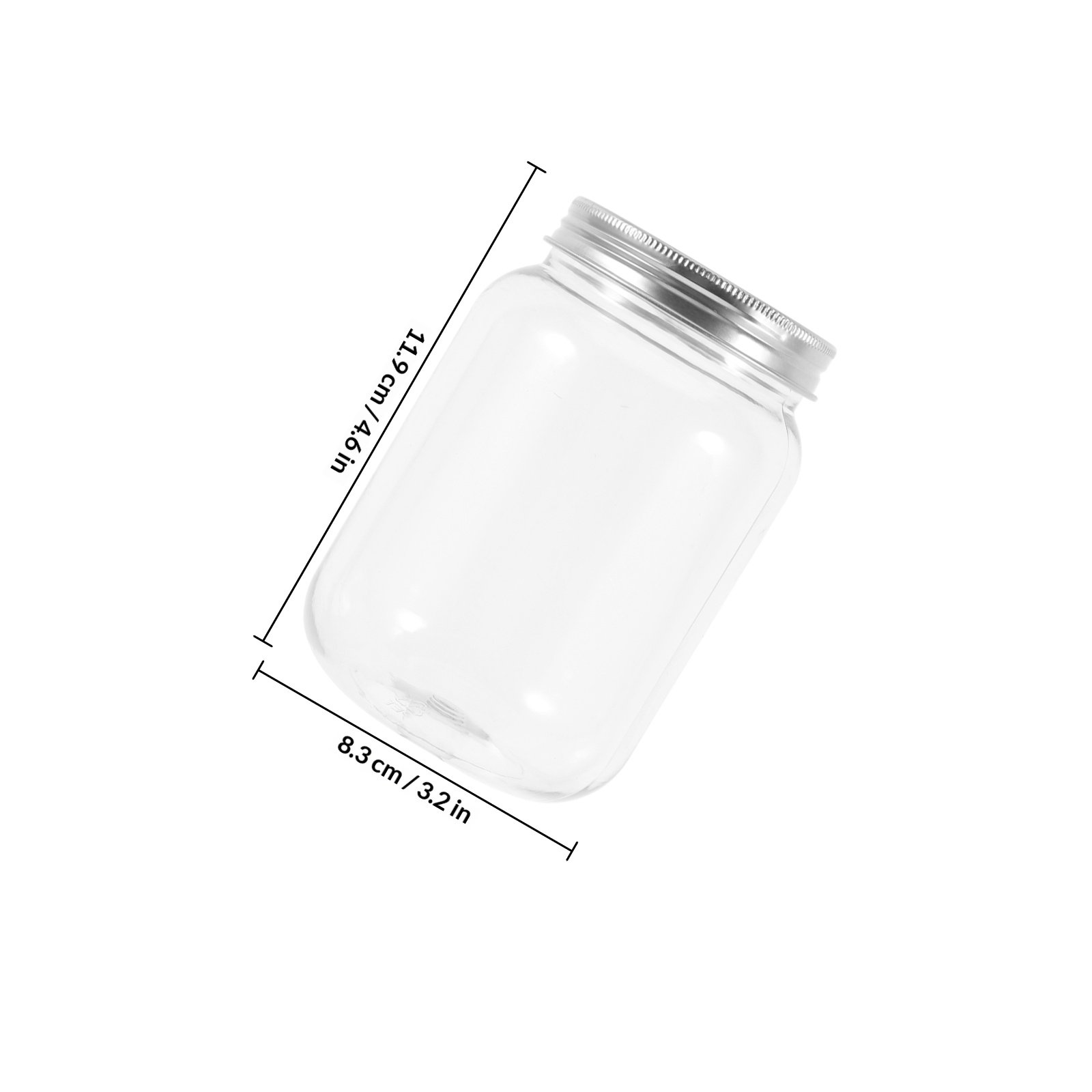 4 adet şeffaf plastik kavanozl - Food Storage Airtight incelemesi ve fiyatı