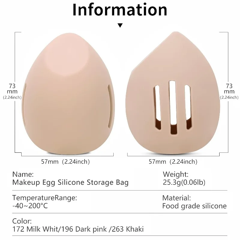 Silikon güzellik yumurta nefes - Food Storage Eggs incelemesi ve fiyatı