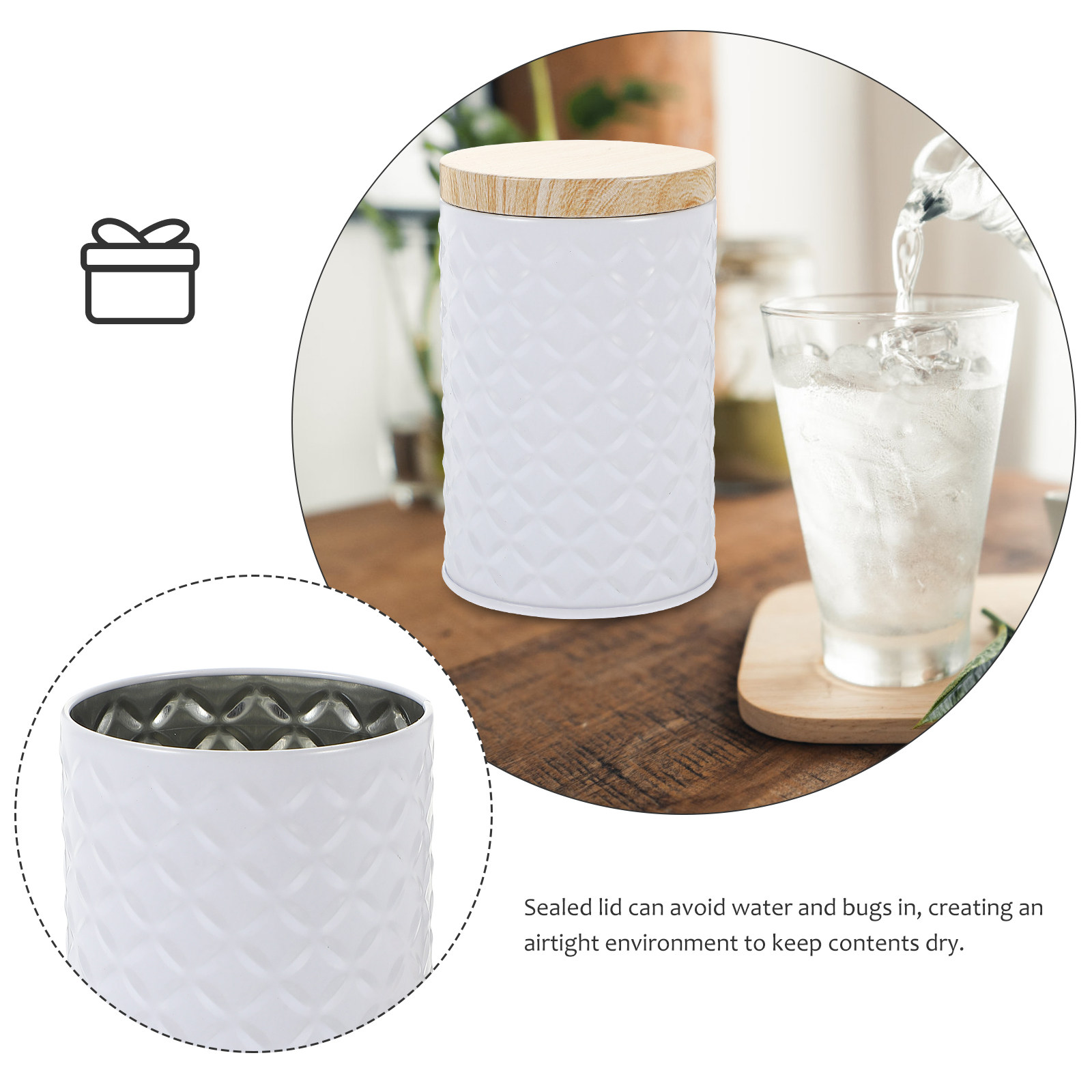2 Adet Gıda Sınıfı Teneke Sakl - Food Storage Airtight incelemesi ve fiyatı