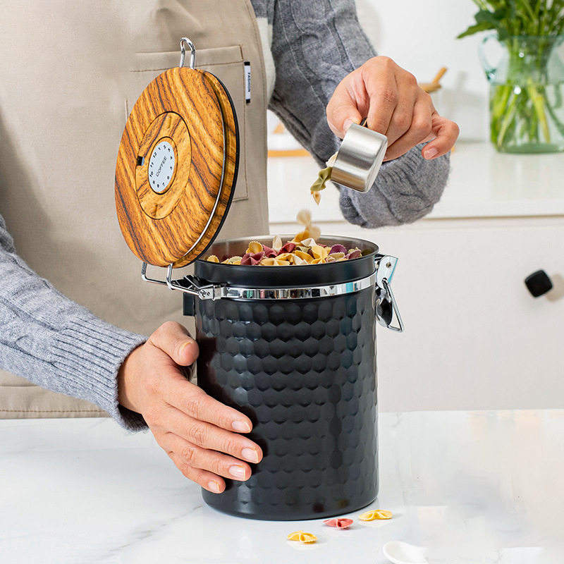 Mutfak Paslanmaz Çelik Kahve K - Food Storage Airtight incelemesi ve fiyatı