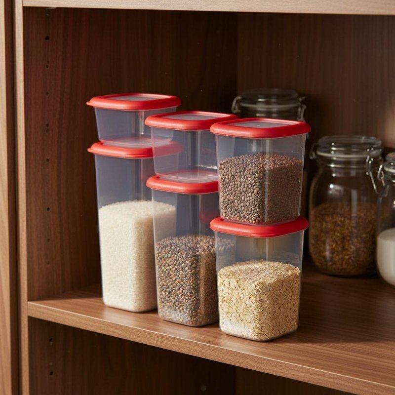 6 Parça Hava Geçirmez Gıda Sak - Food Storage Airtight incelemesi ve fiyatı