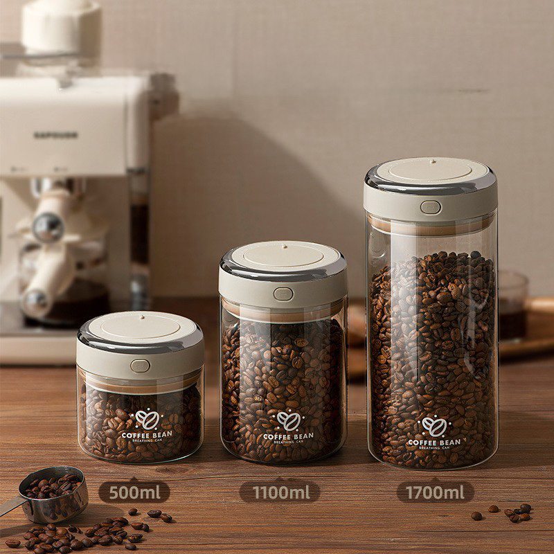 500/1100/1700ml Kahve Çekirdek - Food Storage Airtight incelemesi ve fiyatı