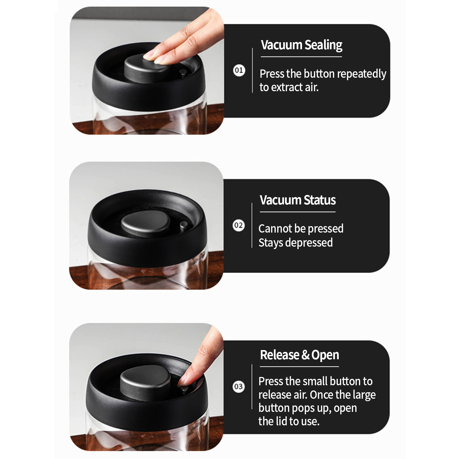 OANKR Vakumlu Kahve Kabı 500ml - Food Storage Airtight incelemesi ve fiyatı