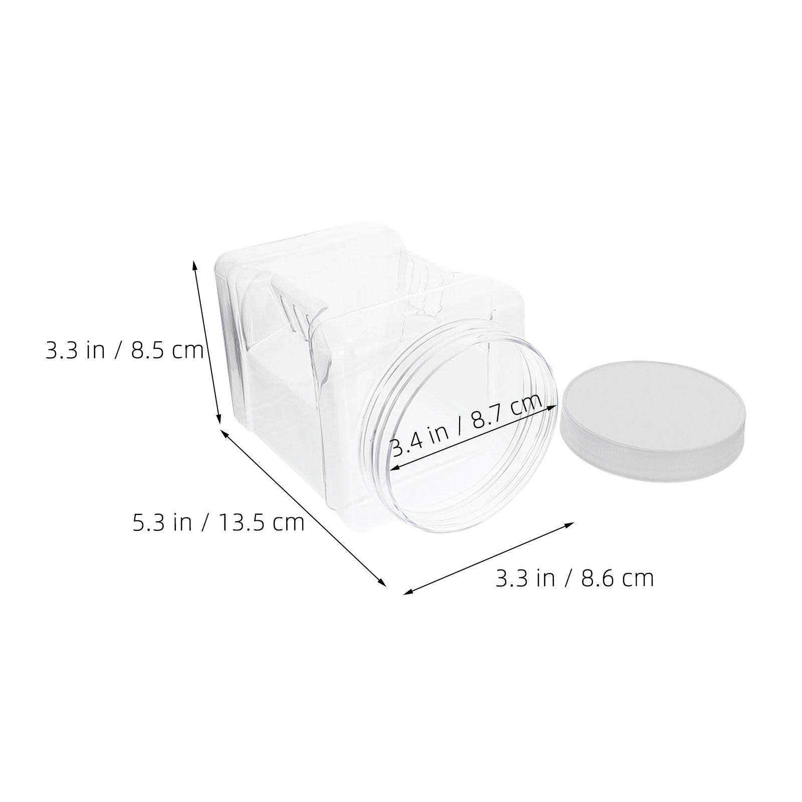 6 Adet Şeffaf Kare Hava Geçirm - Food Storage Airtight incelemesi ve fiyatı