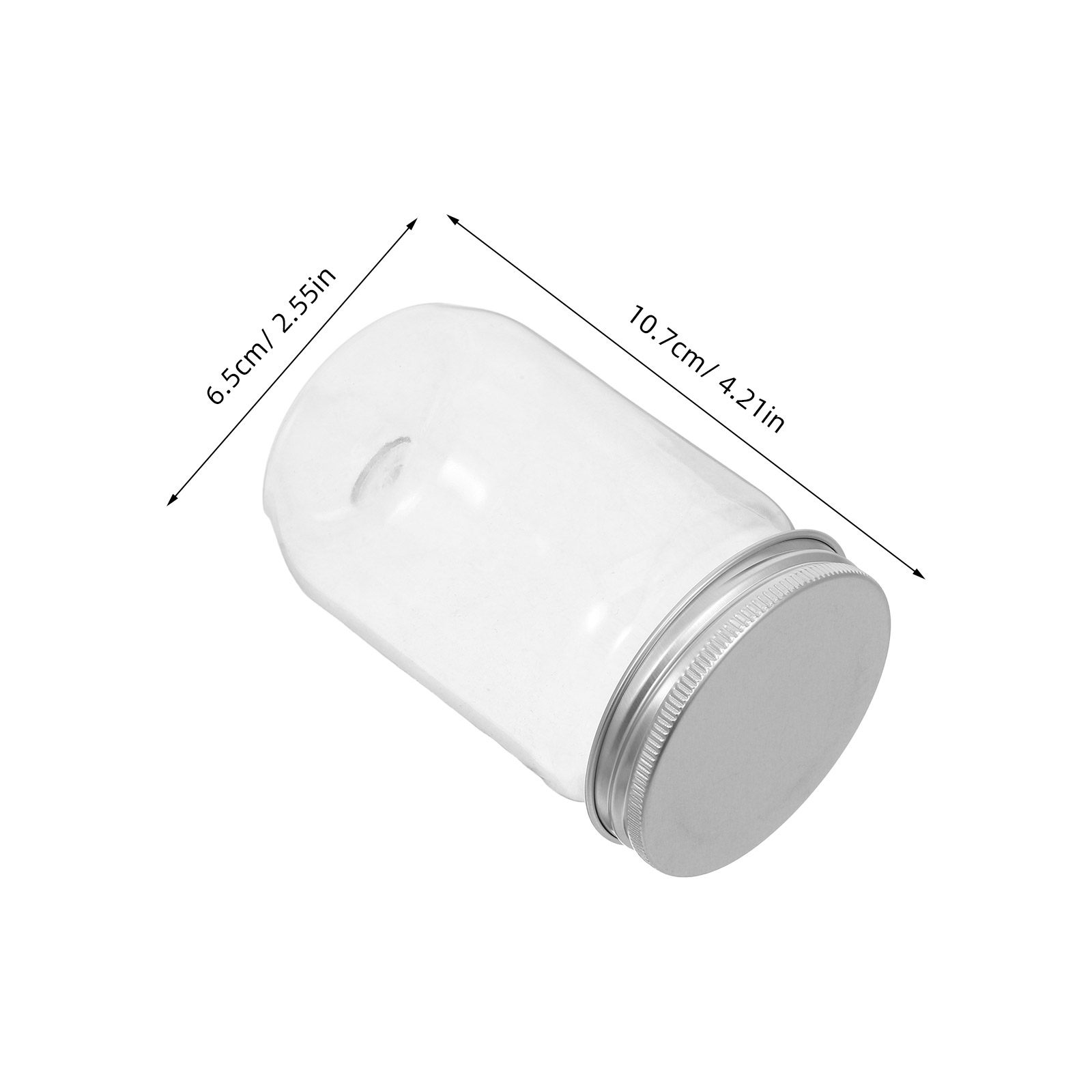 6 adet şeffaf plastik Mason ka - Food Storage Airtight incelemesi ve fiyatı