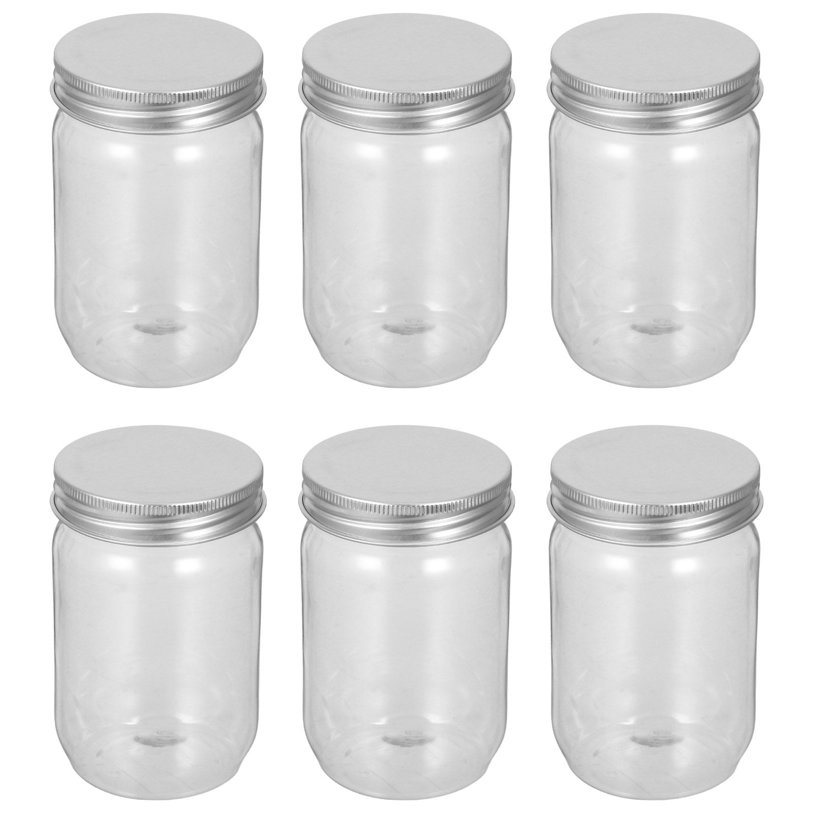 6 adet şeffaf plastik Mason ka - Food Storage Airtight incelemesi ve fiyatı