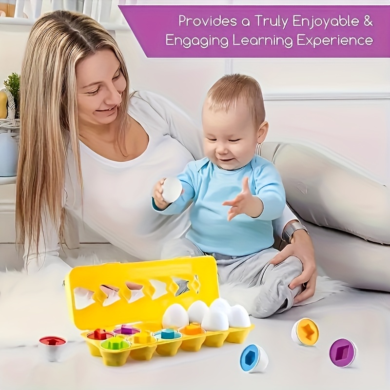 6/12 adet Renk ve Şekil Eşleşt - Food Storage Eggs incelemesi ve fiyatı