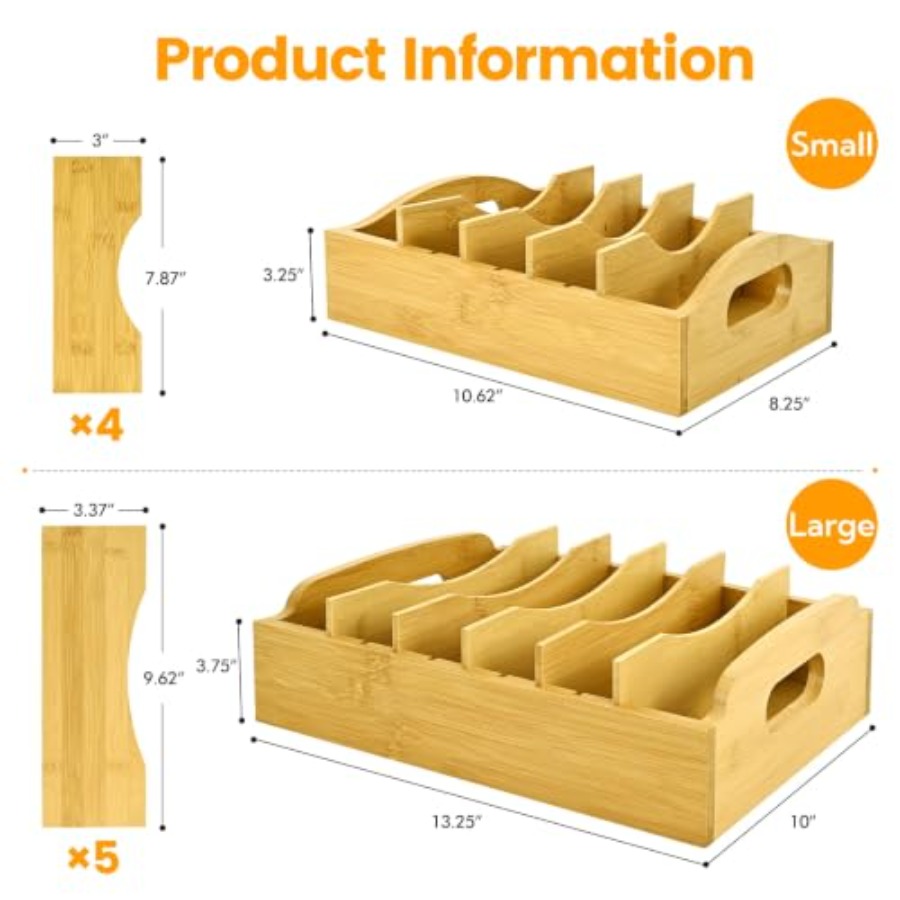 2'li Paket Bambu Kapak Düzenle - Food Storage In The Kitchen incelemesi ve fiyatı
