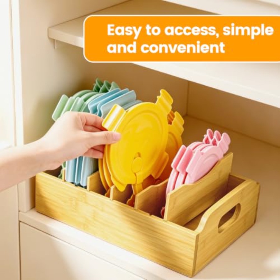 2'li Paket Bambu Kapak Düzenle - Food Storage In The Kitchen incelemesi ve fiyatı